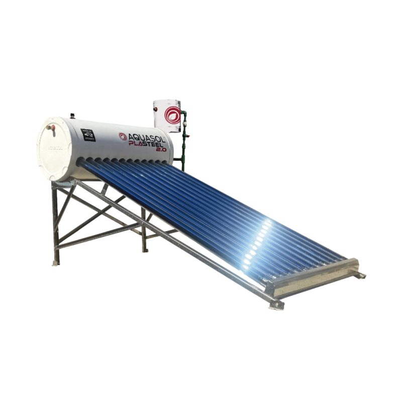 Calentador solar AQUASOL Plasteel 2.0 12 tubos 132L